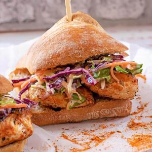 CAJUN CHICKEN BURGER